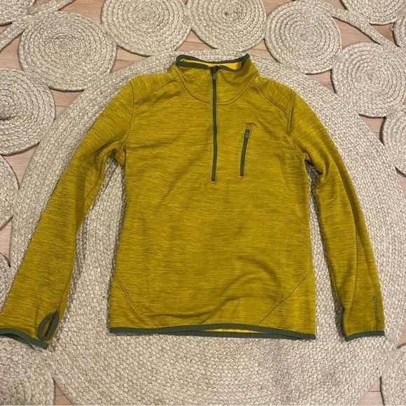 Merrell Pullover fleece jacket burnt yellow Small - Picture 1 of 5